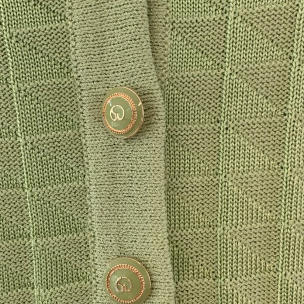 St. John Collection Green Short Sleeve Blazer - Picture 2 of 5